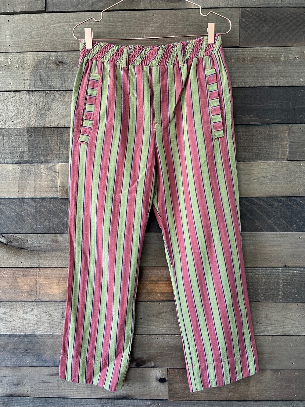 Free People Women's Marielle Pull-On Pants in Carnival Baja Combo Size Small - Picture 3 of 9